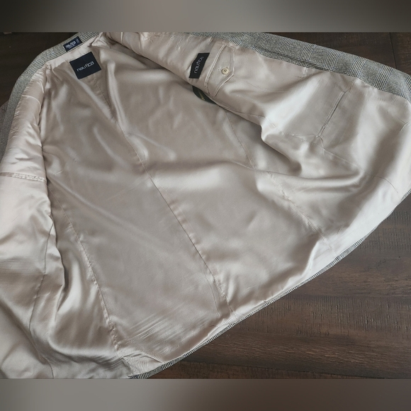 Men's Nautica 42L Houndstooth Suit Jacket - Picture 8 of 13